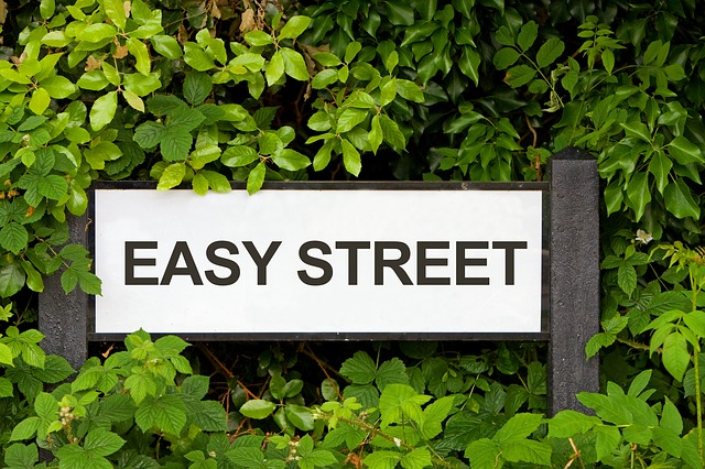 Picture of an Easy Street Sign